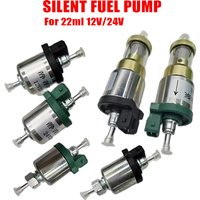 22ml 12V 24V Car Silent Fuel Pump +Bracket Air Heater Diesel Metal Car Heater Fuel Pump Air Parking Heater Accessories