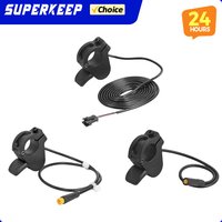 Universal 300X Right/Left Hand Throttle Electric Scooter Thumb Throttle for 24V 36V 48V 72V Electric Bicycle Accelerator Parts