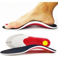 1pair Orthotic Insole Arch Support Flatfoot Orthopedic Insoles Movement Damping Cushion Padding Insole Sports Cushioning Insoles