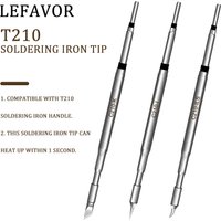 C210 Soldering Iron Tips Welding Iron Head for Tips T210 Handle CD-2SD/2SHE T26 T26D T3602