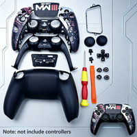 For PS5 Controller Shell, Game Theme Custom Faceplate Cover with Touchpad for DualSense, Replacement for BDM-010 To050