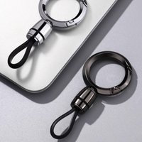New Car Keychain Men's High-end Car Lanyard Simple Women's Keychain Anti Loss Car Supplies For Toyota Honda Fiat VW All Car