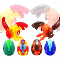 6Pcs Color Deformation Dinosaur Egg Children Birthday Party Gift Toy Pinata Stuffing Christmas Carnival Easter Boy Girl Prize