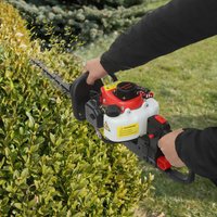 22.5 CC 2-stroke Hedge Trimmer Petrol Shrub Pruning Machine Garden Weeding Tool 0.9HP Cordless Lawn Mower Double Side Blade