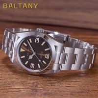 Baltany 36MM Explorer Watch Man S4056 ST2130 Automatic Mechanical Watch Waterproof 20Bar Stainless Steel Bracelet Retro Watches image 4