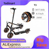 Todimart T3 Adult E-scooter 36V 7.8Ah Battery 8.5-Inch foldable Escooter 350W Motor Urban Commuting Electric Scooter
