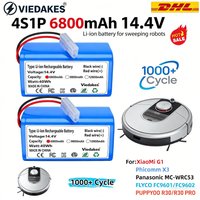 New 14.4V 4S1P 12800mAh H18650CH R30 R35 Li-ion Battery Pack,For XIAOMI MIJIA Mi Robot Vacuum-Mop Essential G1 MJSTG1, SKV4136GL