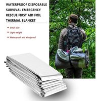 Portable Emergencies Blankets for outdoor Survival Gear and Equipment Heavy Duty Thermal Insulation Supplies
