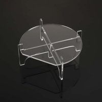 Acrylic Beverage Dispenser Stand Clear Drink Holder Rack Stable Base for Kitchen Party Juice Bucket