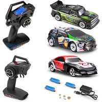 Wltoys RC 1/28 30Km/H 284131 K989 With Upgrade LCD Remote Control High Speed Racing Mosquito 2.4GHz Off-Road RTR Rally Drift Car