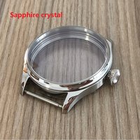 41MM Saphirglas 316L Edelstahl Uhrengehäuse Fit ETA6497/6498 ST3600/3621 Mechanisches Uhrwerk Herren Geschenkzubehör
