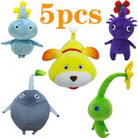 18-35CMNew Pikmins Stuffed Animals Rock Pikmins Plush Blue Pikmins Plushies Pikmins 4 Oatchi Plush Dog Doll Toy Plant