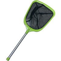 Metal Handle Pool Leaf Skimmer Net Fine Mesh Rake for Above Ground Inground Pool Spa Cleaning