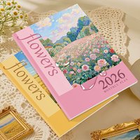 A4 A5 2026 Schedules Notebook 24 Sheets Work Efficiency Agenda Planner Life Check-in Learning Plan Planner Notebook School