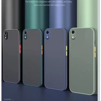 Shockproof Armor Matte Cover for iPhone Xs Max XR XS X 6 6S 7 8 Plus SE 2020 SE 2022 Silicone Bumper Clear Hard PC Case Capa