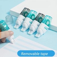 6mm x 8m Creative Double-sided Transparent Dot Glue Tape with Replaceable Refill Student Stationery School Office Supplies