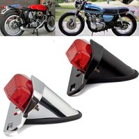 1pc Motorcycle Accessories Motorbike Rear Brake Tail Light Red LED for Harley Yamaha Honda Universal