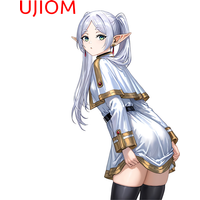 UJIOM Frieren Not Safe For Work Wall Sticker Decoration Chambre Kawaii Scratch-Proof PVC Decal Suitable For Cupboard Windows