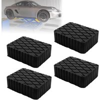 Rubber Jack Pad Car Lift Blocker Jack Pad Shock-Absorbing Support For Car Jacks Lifting Equipment Elastic Blocks Accessories