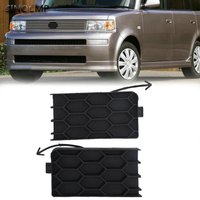 1Pair Front LH+RH Side Bumper Grille Filler Replacement For Scion XB Base 2004-2006 Front Racing Grills Abs Bumper Trims Cover