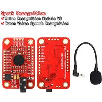 Voice Recognition Module V3 Speed Recognition Elechouse Compatible with Ard for Arduino Support 80 Kinds of Voice Sound Board