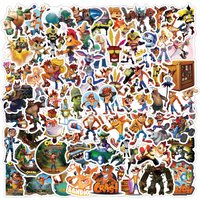 AliExpress NONE 60PCS Game Crash Bandicoot Stickers Graffiti PVC Waterproof phone Laptop Phone Notebook Motorcycle Skateboard Bike Car DIY Toys