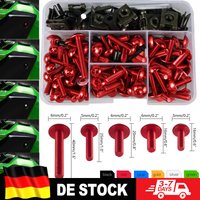 155 Stück Verkleidungsschrauben für Honda CBR Yamaha YZF Suzuki GSXR Kawasaki Honda BMW Ducati Husqvarna Aprilia Triumph
