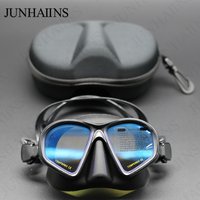 Professional Wet Low Volume Freediving Mask, Snorkeling Goggles, Diving Mask, Snorkel Set, Anti-Fog Goggles, Diving Equipment