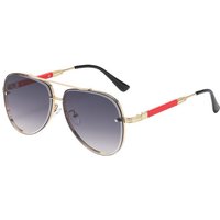 AliExpress SNQP SEAMERGO 1/2/3PCS Metal Full-frame Pilot Driving Cycling Sunglasses UV Resistant Street Photography Decorative Glasses