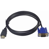 Hot 1/1.8/3m HDMI-compatible TO VGA Cable HDMI-compatible CableHD Adapter Cable With Audio Dropshipping Wholesale