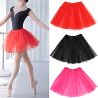 Adult Pleated Dance Party Classic Puffy Skirts Lolita Petticoat Ballet Skirts Tutus Skirt