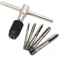 T-type 3mm To 6mm Hand Tap Wrench Thread Tapping Tool Set Hand Wrench Thread Tapping M6 To M8 Tool Set Car Tools Bill