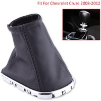 For Honda Civic 2008-2012 PU Leather Manual Gear Shift Boot Gaiter Replacement OEM Style Black