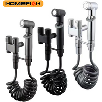 Homefish High Pressure Handheld Toilet Bidet Sprayer Dual Mode Nozzle Bathroom Toilet Cleaning Spray