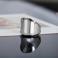 925 Sterling Silver wide Rings Jewelry for Women men Size 6 7 8 9 10 Fashion Wedding high quality Christmas gifts