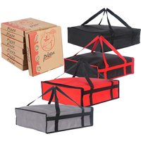 Reusable Food Develivey Bag Lightweight Fully Insulated Pizza Carrier Bag Hot Cold Fresh Keeping Food Storage Case