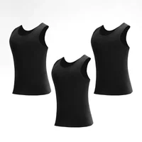 3PCS Thermal vest for men - seamless and thickly padded long-sleeved pullover blazer base layer shirt for fall and winter