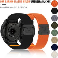 QuickFit 20mm 22mm 26mm Woven Nylon Band For Garmin Fenix 8 47mm 51mm 7 7X 6 6X 5 5X Plus/Enduro 3/Epix Pro Gen 2 Strap Bracelet
