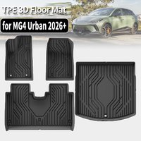 for MG4 MG 4 Urban 2026 2027 Eco-Friendly TPE Floor Mat & Trunk Pad Non-Slip Dustproof Car Interior Accessories