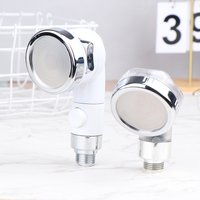 Silver/White Shampoo Bed Pressurized Water Stop Shower Head Hair Salon Barber Shop Faucet Three Mode Nozzle Bathroom Tool