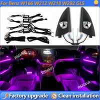 12/64 Colors Ambient Light For Benz GLE GL GLS W166 W292 X166 S W221 CLS W218 E W212 Car 3 Colors Update Set Door Dashboard Lamp image 4