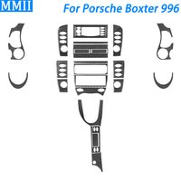 For Porsche Boxter 996 1998-2004 Carbon Fiber Center Console Gear Shift Air Outlet Trim Suite Car Interior Accessories Sticker