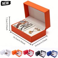 Luxury Pu Leather Watch Box Woman Man Gift Packaging Box Watch Display Holder Watch Organizer Case Jewelry Storage Box