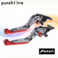 Leviers d'embrayage de frein extensibles pliants, jeu de poignées réglables, accessoires CNC, adaptés pour FZS1000 FAZER 2001-2005 FZS 1000 FAZER