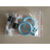 Multifunctional replacement adapter elbow accessories men's special fascia gun modified head men's L-shaped soft silicone ring