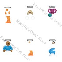 G0151 G0379 G0380 G0381 G0384 Anime Cartoon TV Movies Bricks Mini Toy Building Blocks for Kids Collect Toys Dolls Birthday Gifts