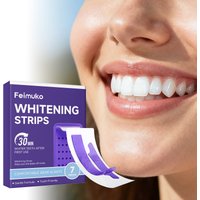 Purple Teeth Strips Whitening Gel Oral Cleaning Removal Improve Dental Yellowing for Lasting Bright Smile Oral Care