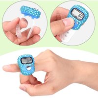3 Pcs Resettable Electronic Finger Tally Counter, Convenient Finger Clicker Counter, Portable Digital Display Tally Counters
