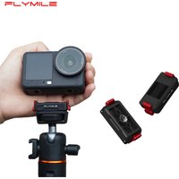 Flymile Action 6 Magnetic Quick Release Adapter Mount for DJI OSMO Action 6 /Nano Camera Accessories 1/4" Hole Base