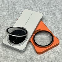 For Xiaomi 17 Ultra Case Luxury Leather Lens Protection Bracket Back Rimless Cover Shockproof Skin-friendly Feel Funda